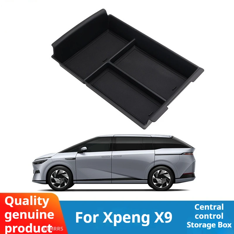 Image of Für 2024-2026 Xpeng X9 Mittelkonsolen-Aufbewahrungsbox Armlehnenbox Aufbewahrungsbox Autozubehör Auto-Organizer Autodekorationen