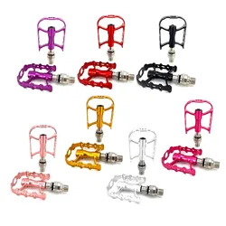 Folding Bike Ultralight Quick Release Pedal For Brompton Bike Pedals 2 Bearing Pedal Folding Bicycle Universal