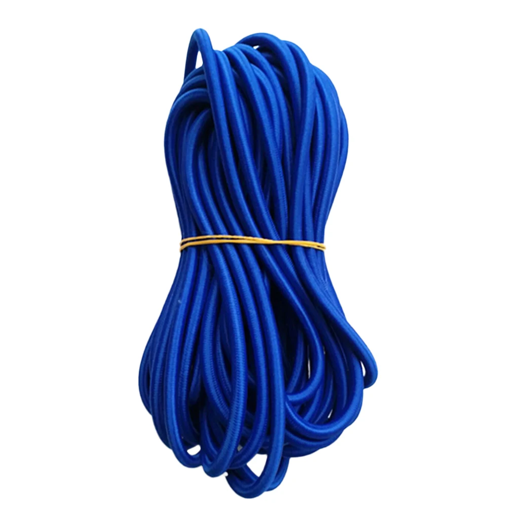 Premium Bungee Rope Elastic Shock Cord Long Use Tie Down for Boat Accessories Trailer Cover Canopy DIY Tarpaulin 5m