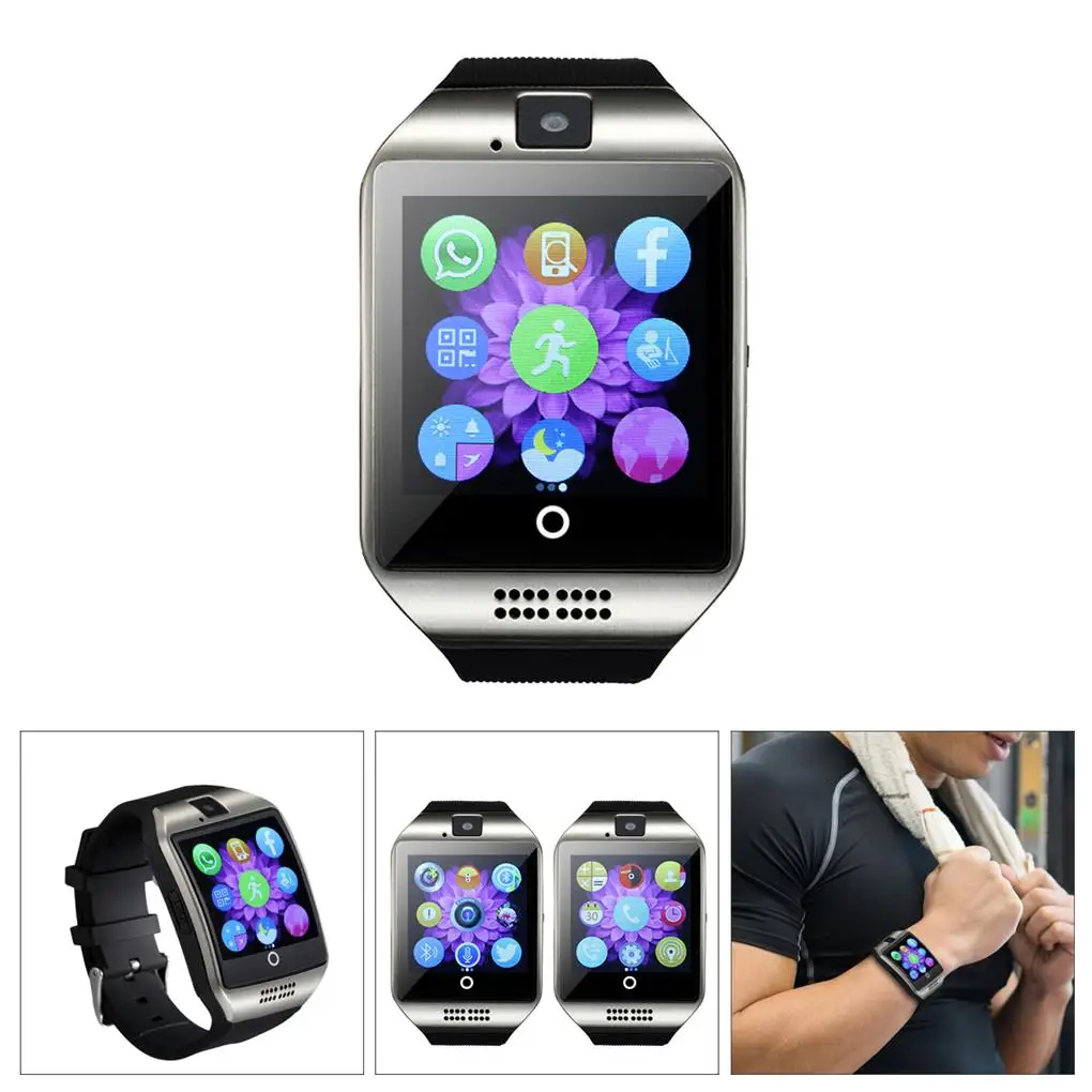 Bluetooth-Compatible Touch Screen Q18 Smart Watch Tracker Electronic Pedometer Sleeping Wrist Watches Women Men Smartwatches