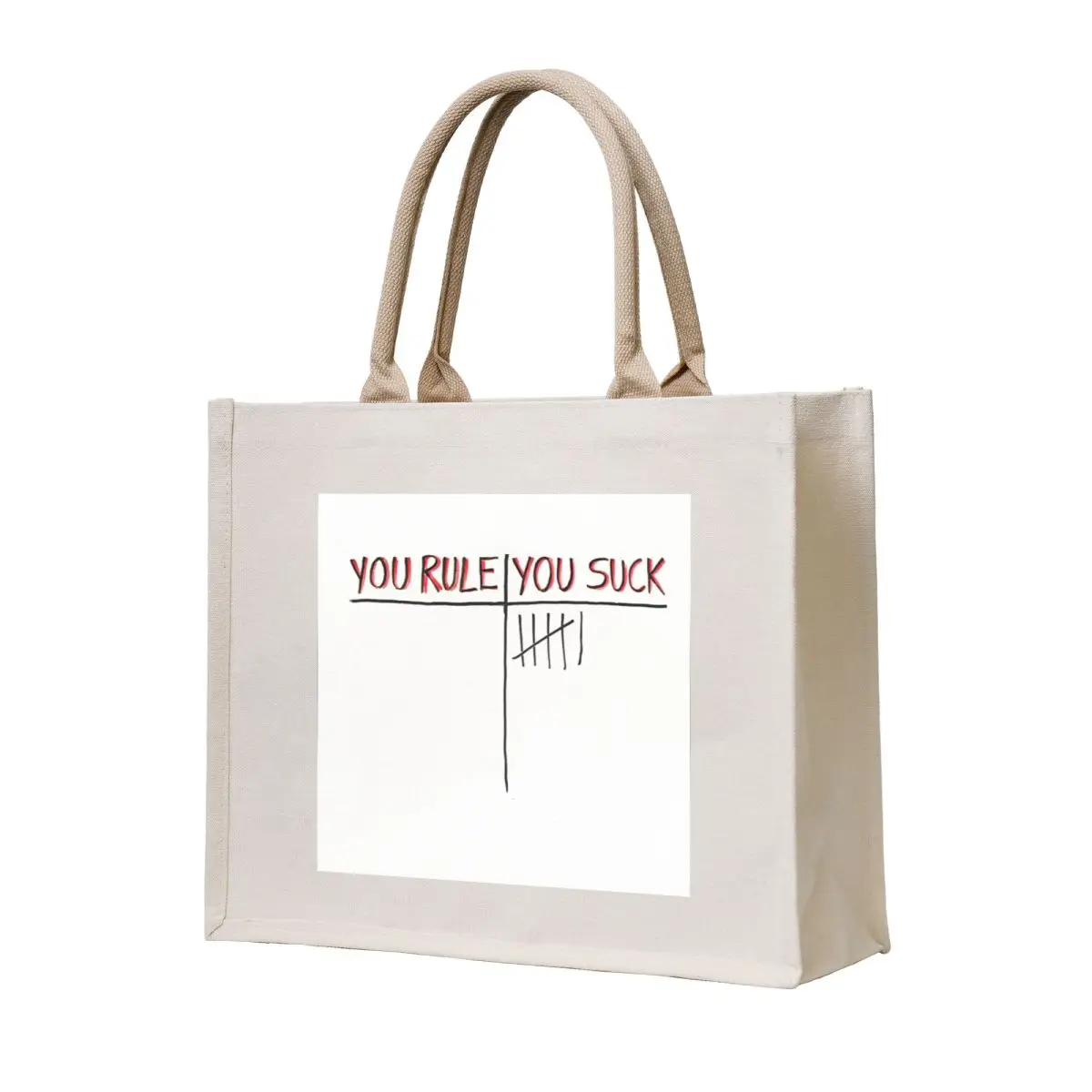 

You Rule/You Suck Tote Bag Women's shopper female bag hand bag ladies personalized tote
