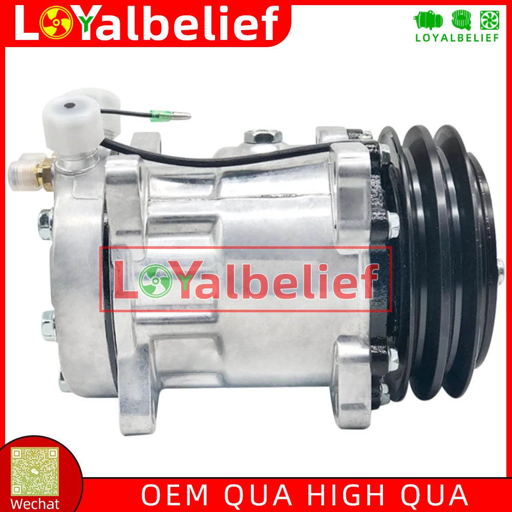 AC Air Conditoning Compressor SD7H15 For 7863 7867 8024 8031 8062 4663 4779 6036 8104 8258 12V 2PK