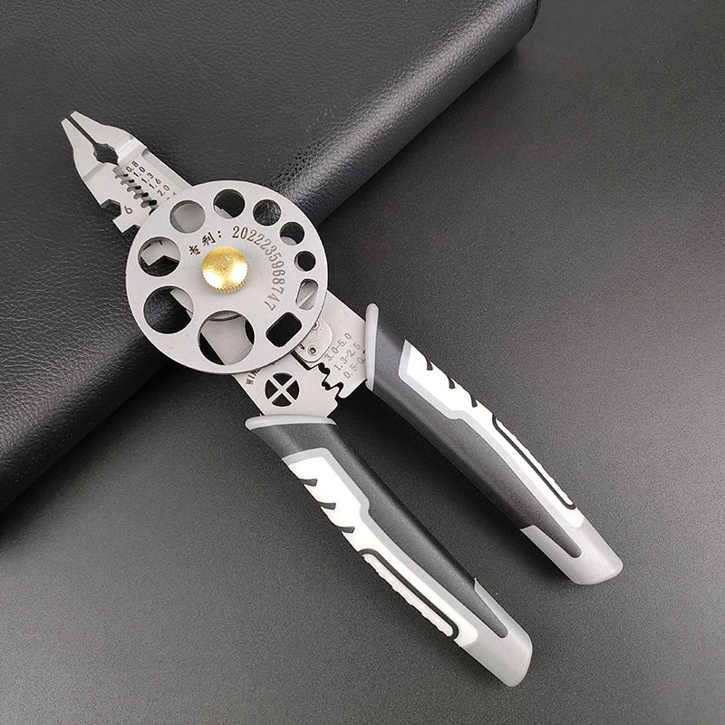 

New Multifunctional Electrician Specific Wire Stripping and Peeling Pliers with Adjustable Pressure Wire Winding Pliers Tool