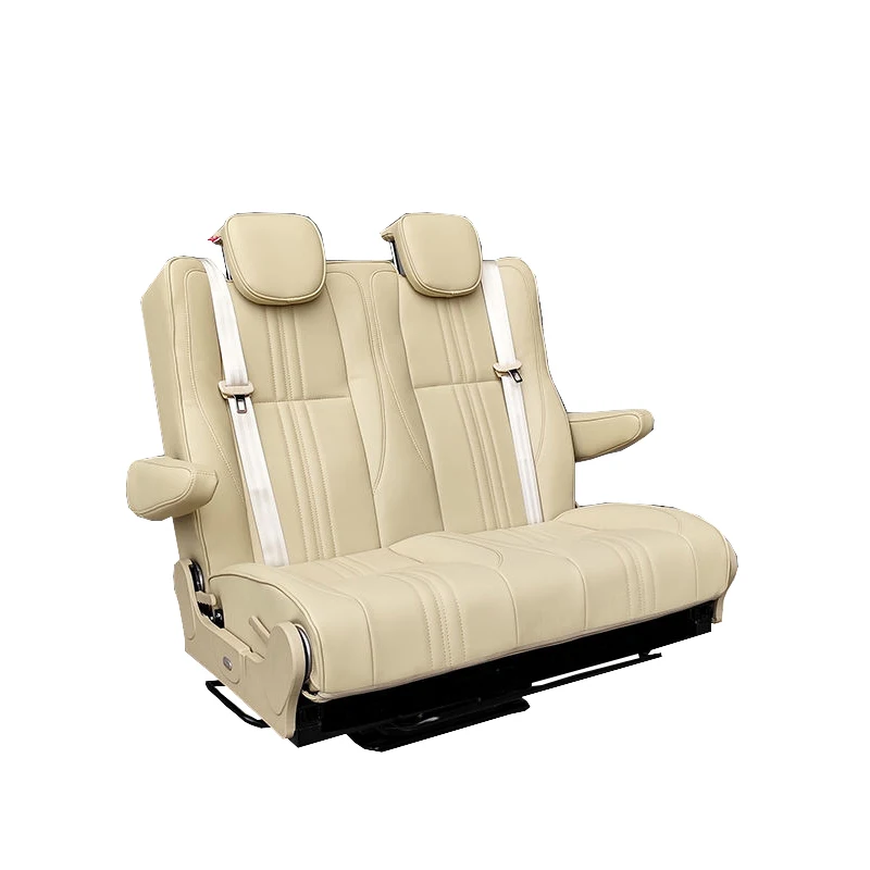 

RV Swivel Seat, Autoliuma Leather Bifold Foldable Comfortable RV Seat Bed with ISOFIX Swivel Mechanism Seat Belts