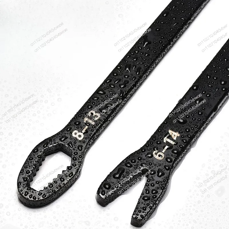 Multifunctional Plum Blossom Wrench Multi-purpose Double-ended Stay Wrench Narrow Movable Wrench Set