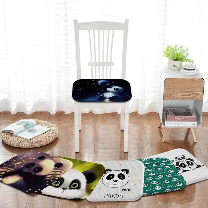 

Cute Panda Printed Cushion Mat Art Stool Pad Patio Home Kitchen Office Chair Seat Cushion Pads Sofa Seat 40x40cm Stool Seat Mat