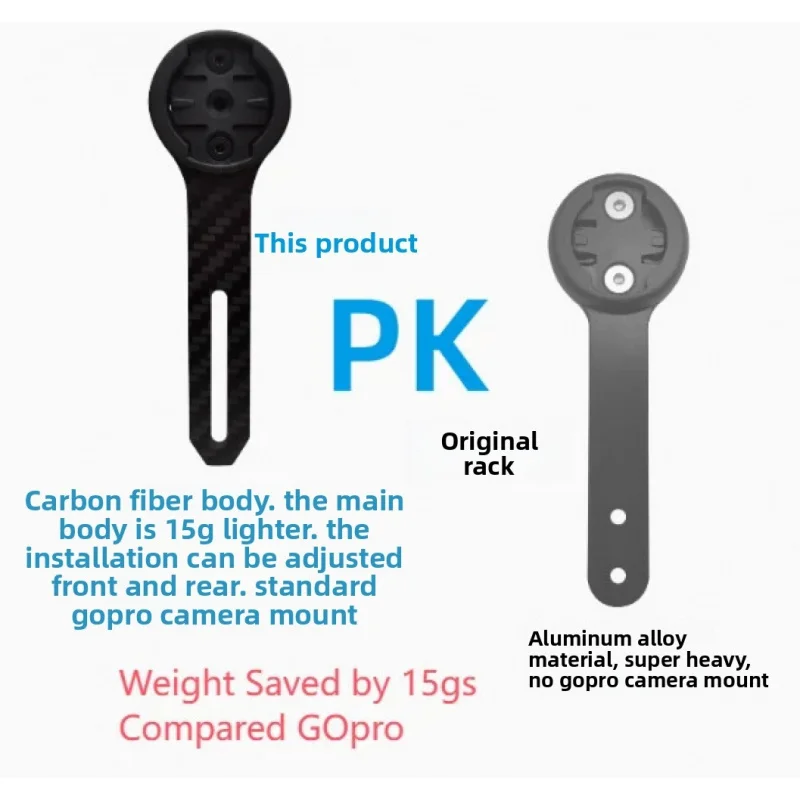1PC for CERVELO S5 2019-2025 AB08/HB19 Ultralight Carbon Bike Computer Mount for GOPRO Garmin Wahoo Bryton Giant IGPS view 2