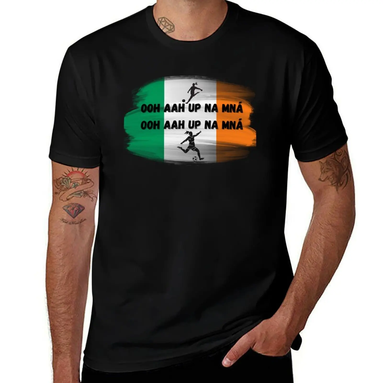 Up Na Mná, Up The Women Irish Ladies Football, Celtic Symphony T-Shirt Basic Simple Casual Short Sleeve Tee T-Shirt