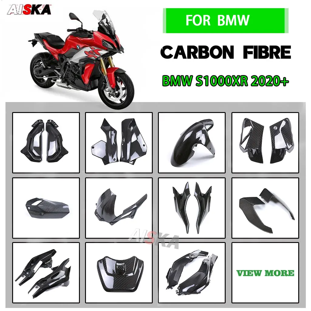 For BMW S1000XR S1000 XR 2021 2022 2023 2024 Motorcycle Carbon Fiber Front Engine Cover Side Fairings Fender Panels Accessories