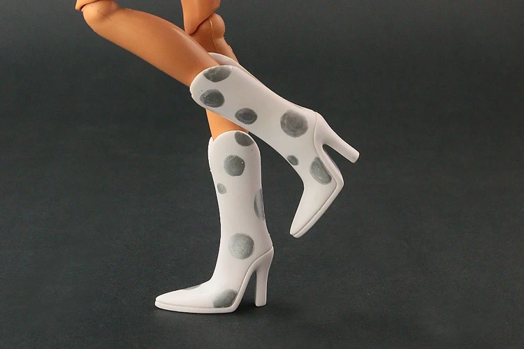 RUHERW 2025 موضة جديدة أحذية طويلة أحذية ل 30 سنتيمتر FR دمية مختلط ملون 1/6 أنثى إكسسوارات دمي 19 نمط متاح