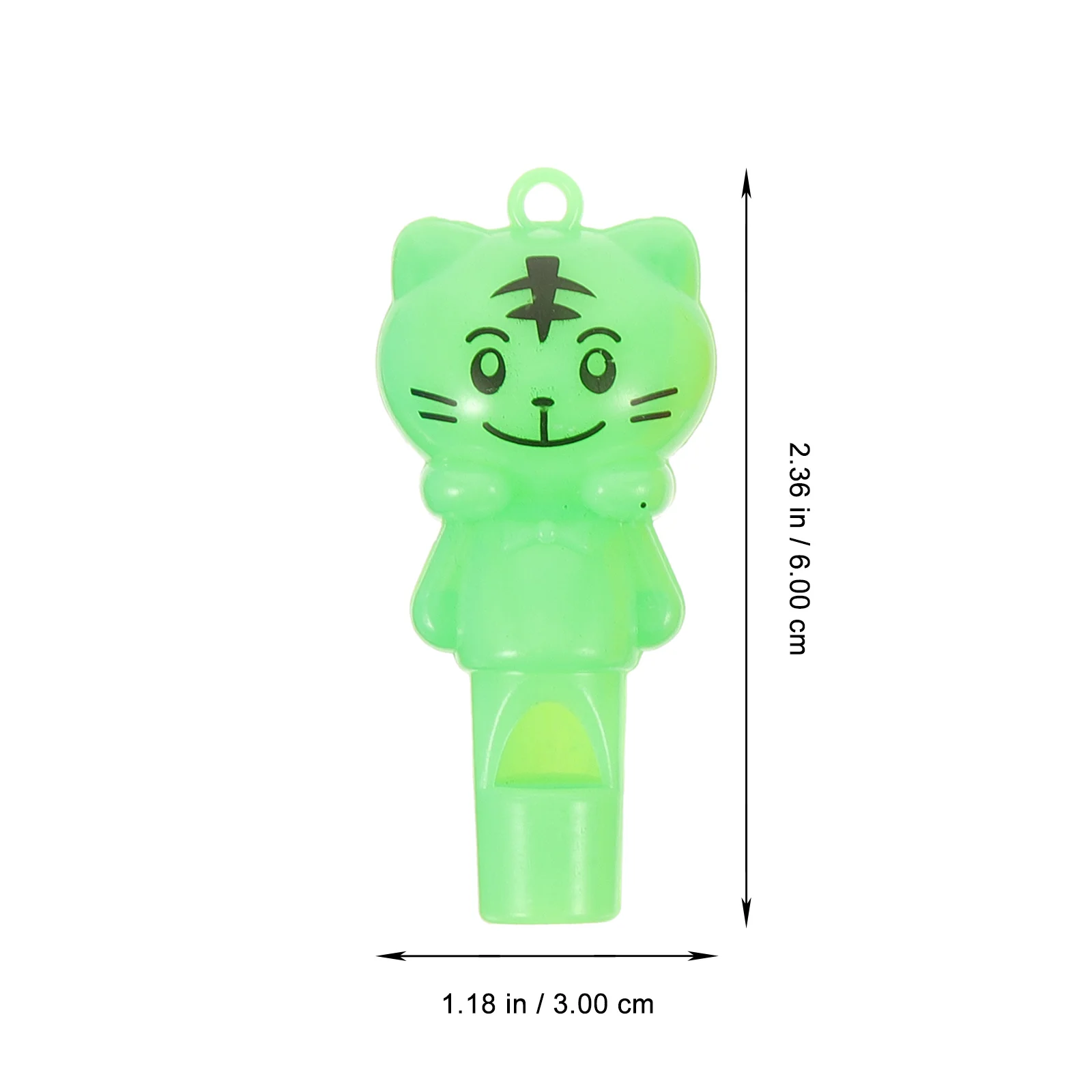 

10Pcs Long Lasting Cat Whistle Lanyard Plastic Safe for Children Sports Games Training Whistle for Kids Cat Party Favors