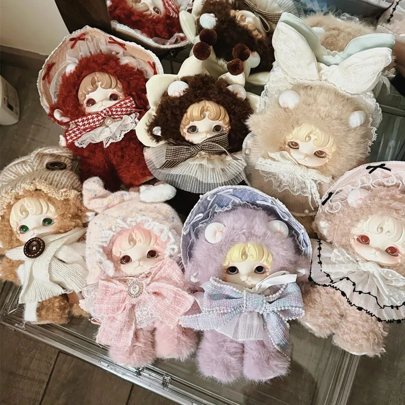 Caja Sorpresa Mijuan Serie Fluffy Dreamland, Caja Misteriosa de Peluche de Vinilo Mijuan, Colgantes de Muñecas Anime para Niñas, Bolsa Sorpresa, Regalo para Niñas