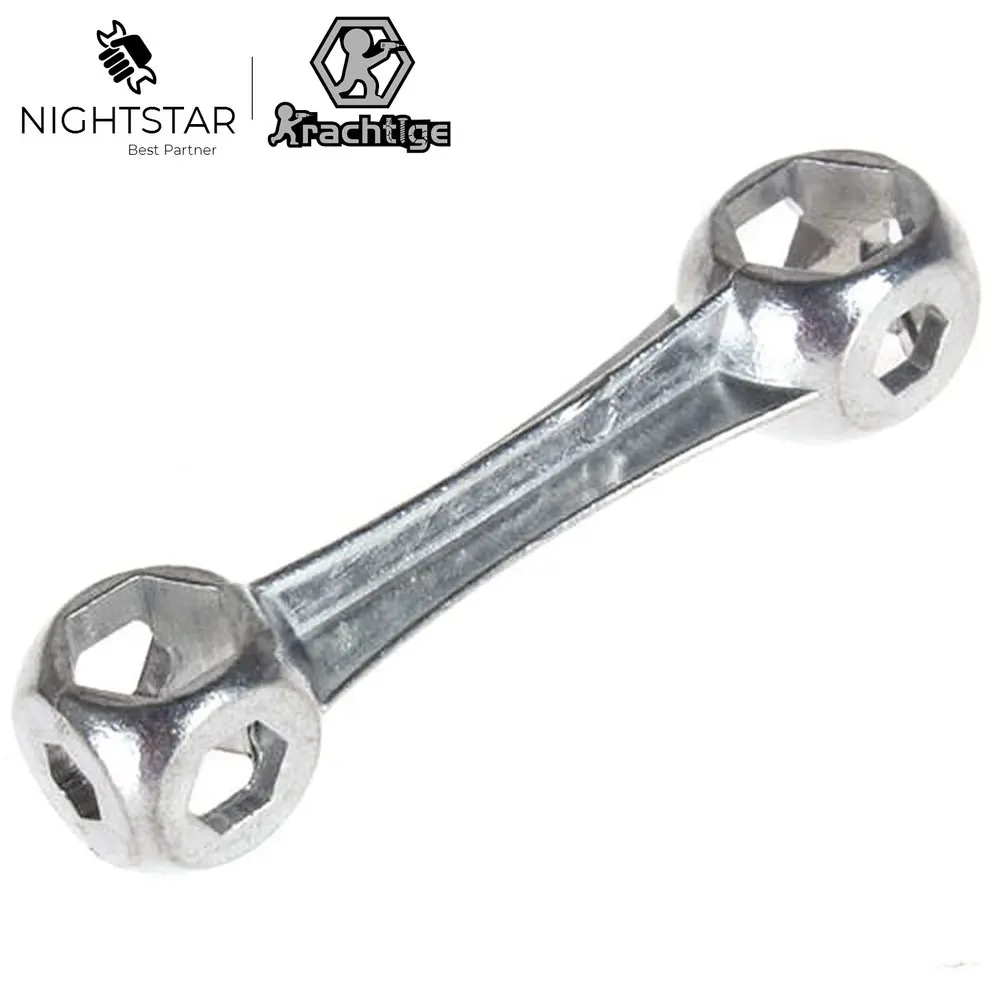 6-15mm Hexagon Wrench Hex Wrench Portable Hand Tool Small Bone Gift Tool Keychain 10 In1 Carpenter Tools