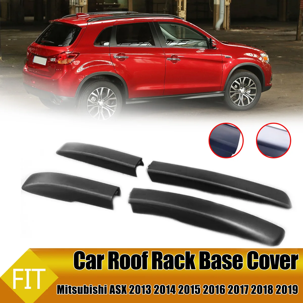 Roof Rack Cover Luggage Bar Rail End Shell Plasitc Cover Front Rear Left Right For Mitsubishi ASX Outlander Sport RVR 2011-2022