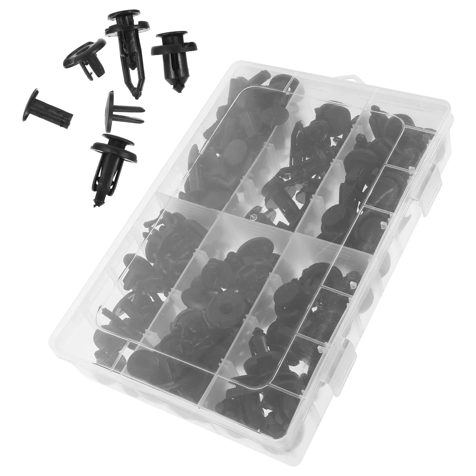 

1Set Car Retainer Clips Plastic Fasteners Durable Trim Panel Bumper Retainer Push Clips Car Body Push Retainers Set