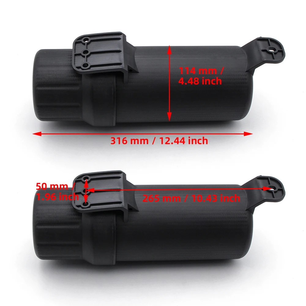 Motorcycle Universal Accessories Gray Tool Tube Waterproof Glove Storage Tube For BMW Honda Yamaha Kawasaki Tool Storage Box