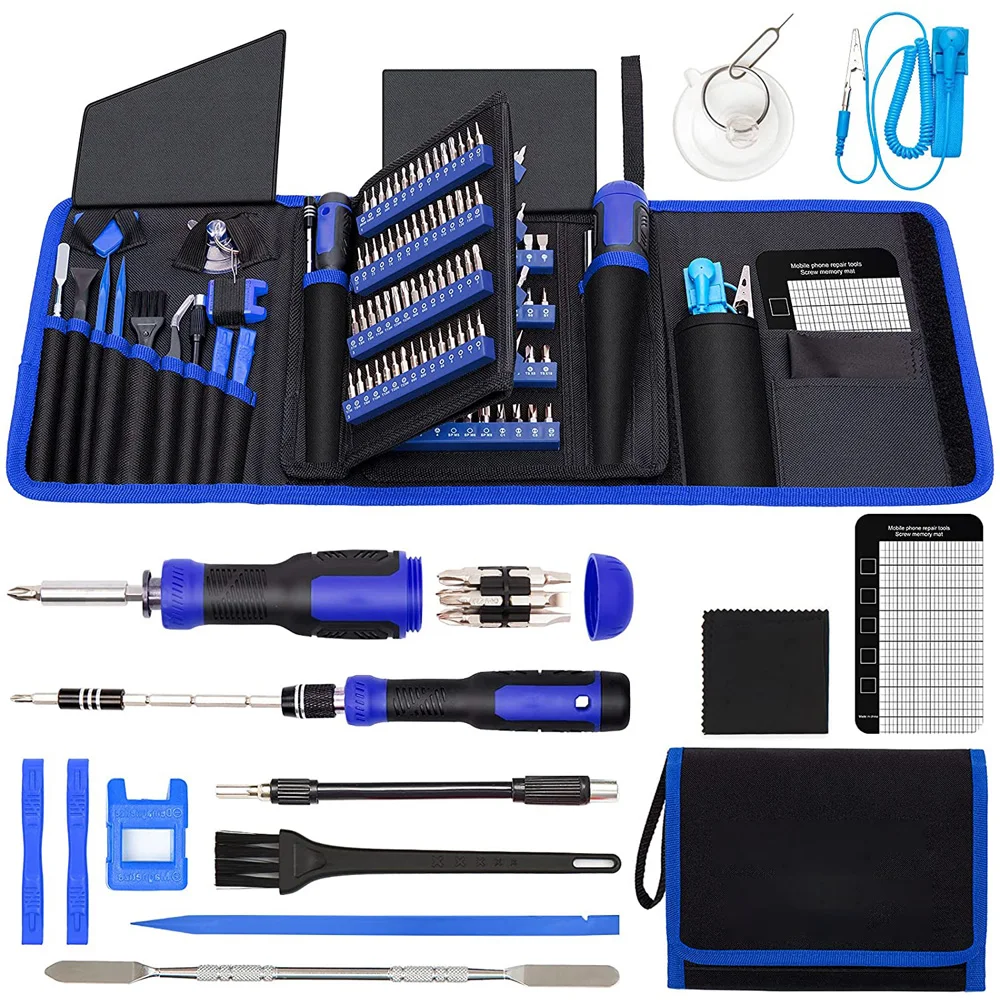 190 w 1 magnetyczny śrubokręt naprawa śruba zestaw narzędzi zestaw do komputera PC Xiaomi Huawei telefon komórkowy Laptop Notebook Iphone
