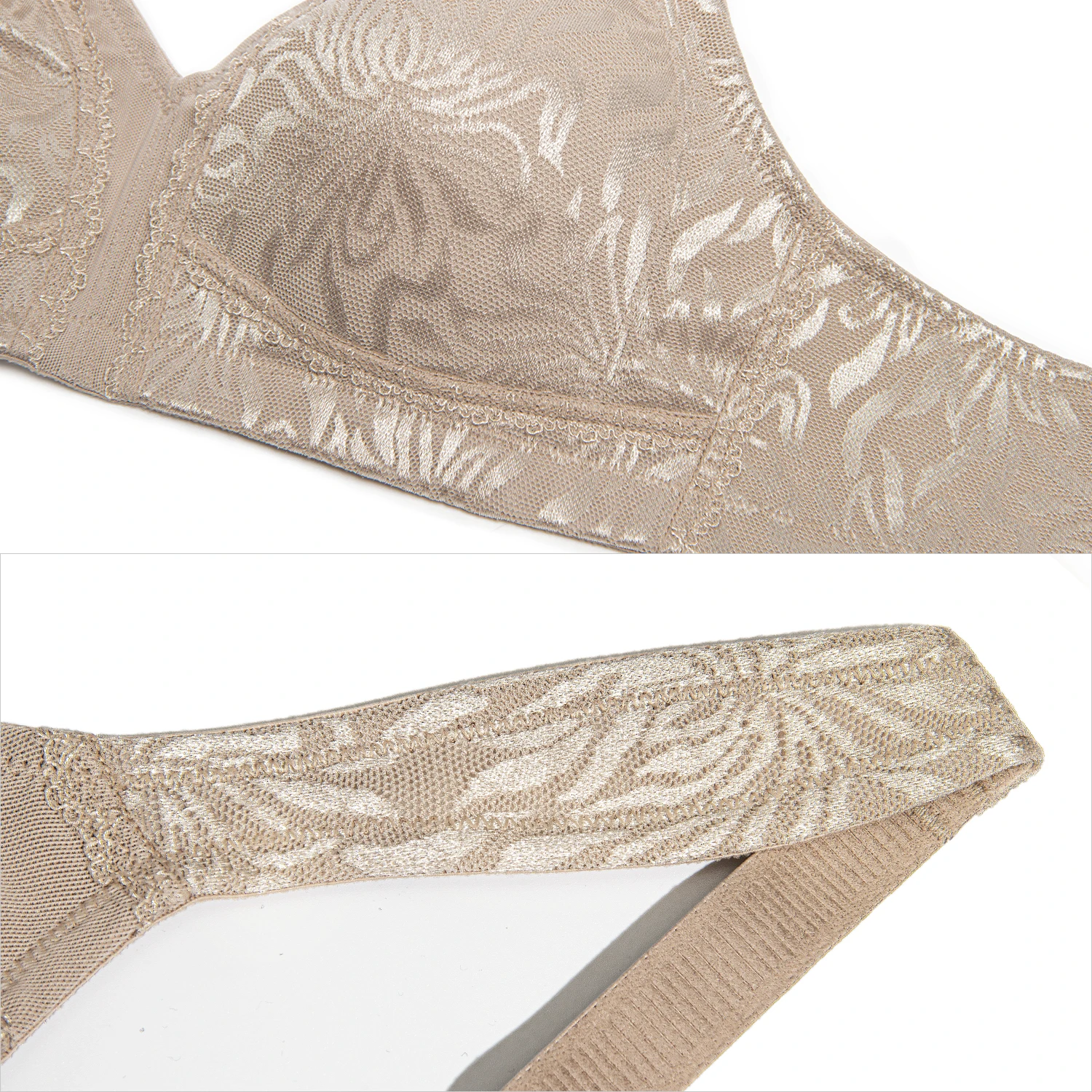 WingsLove Minimizer Full Coverage Unpadded Bras for women Comfort Underwear Wireless Push Up Basic classic Bra