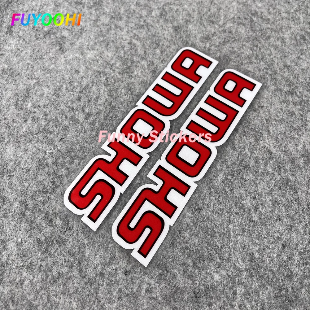 FUYOOHI Play Stickers Car Styling and Decals Motorcycle Locomotive Exhuast Brake Decorate Racing Sticker for SHOWA Suspension