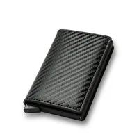 Slim Aluminum Wallet With Elasticity Back For Credit Cards ID 5 Slim Aluminum Wallet With Elasticity Back For Credit Cards ID 5
