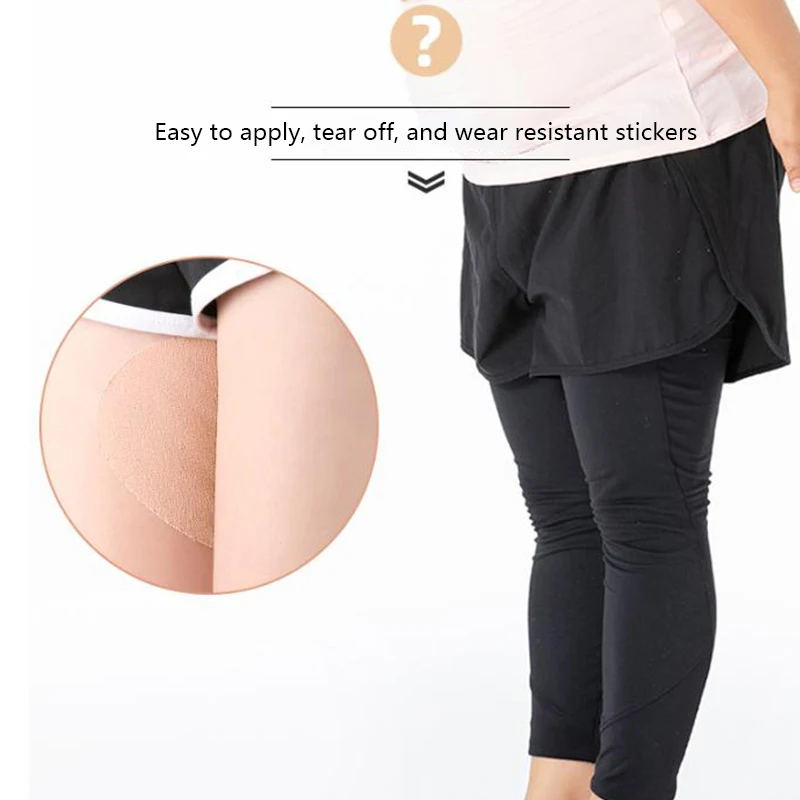 Autocollants anti-usure pour femmes, bandes de cuisses invisibles sans trace, patch de cuisse anti-frottement de poulet, coussinets anti-friction portables pour le corps, 1 *