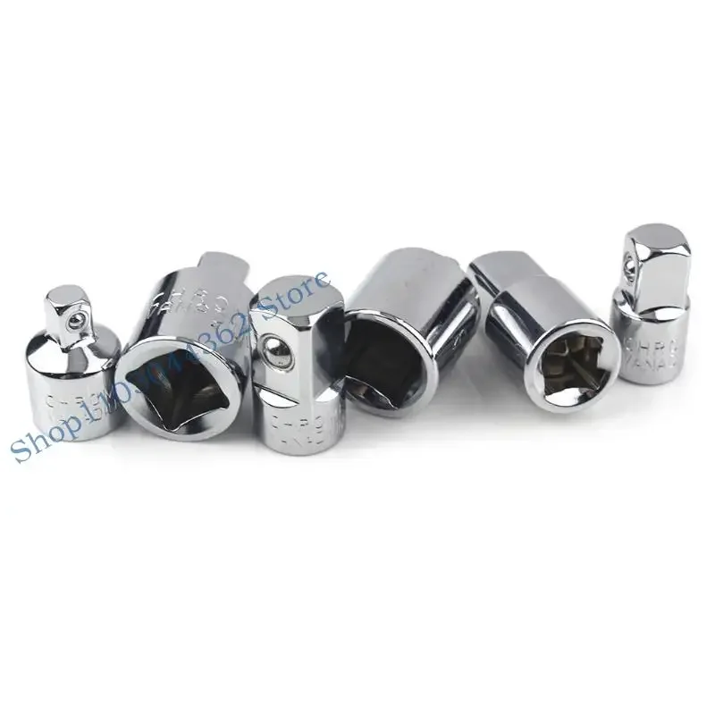 A3PA Ratchet Socket Adapter Reducer/Converter Set Tool 1/4" 3/8" 6 Pieces