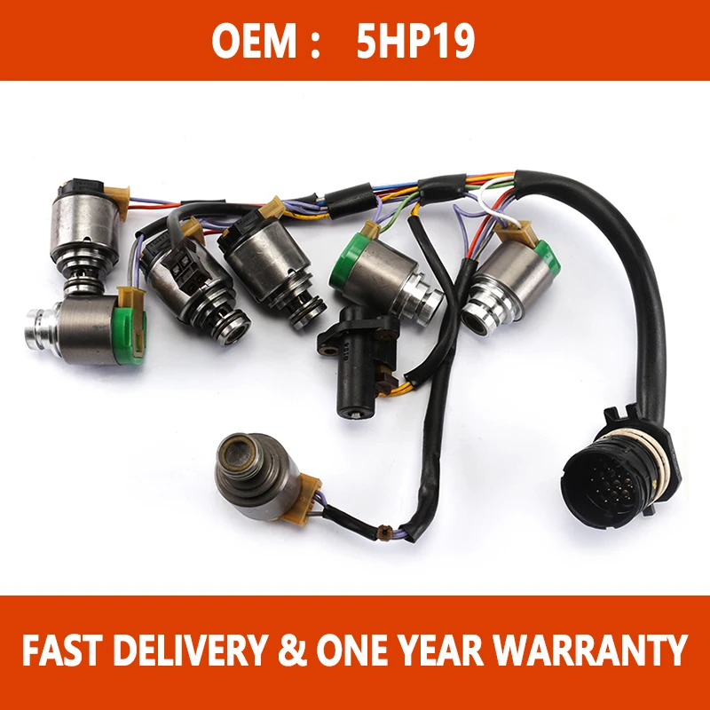 

5HP19 01V Transmission Solenoids With Internal Harness For BMW 3 5 Series For Audi A6 For Prosche 1068298035 5HP-19FL FLA(01V)