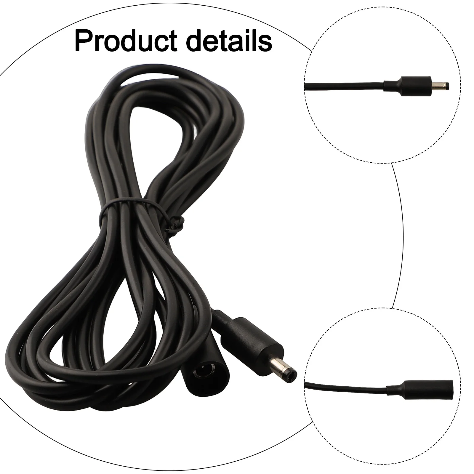 10ft Extension Cable For For Echo Dot 3rd 4th 5th Gen Power Cord White Black Safe Connector For For Smart Speaker Home Audio Acc view 5