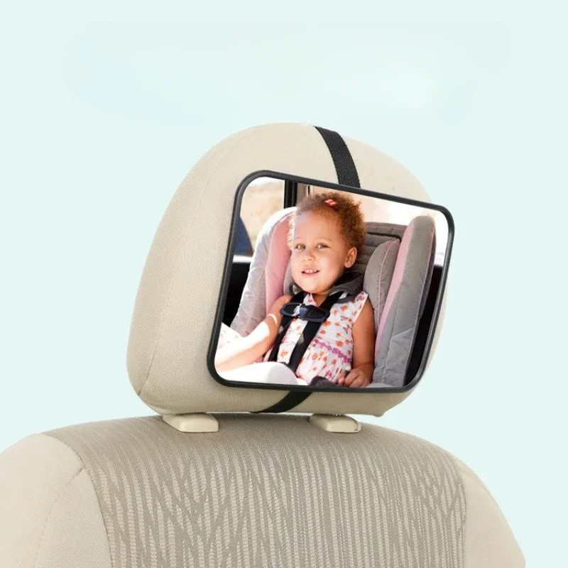 Baby Mirror Rear View Mirror Belt Rear Facing Mirrors For Auto Safety Driving Kids Baby Monitor Car Seat Headrest Mirror