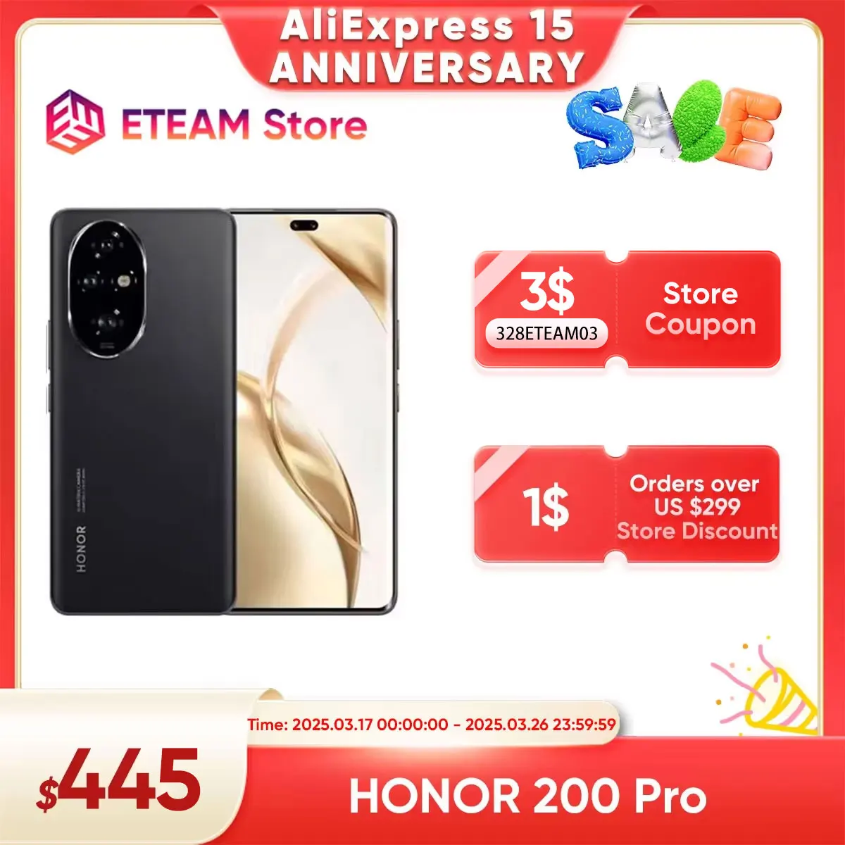 2024 Version mondiale HONOR 200 Pro Snapdragon 8s Gen 3 5G téléphone intelligent 6.78 ''120Hz AMOLED 5200mAh grande batterie 100W SuperCharge