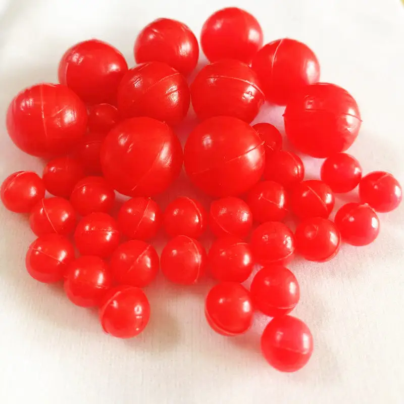 100-1000Pcs Red Hollow Liquid Level Float Ball 5/6/6.5/8/10/12/15/20/50mm PP Plastic Ball Water Level Indicator Ball