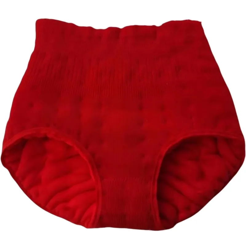 Handmade Men Sexy Cotton High-waisted Underpants Filled Cotton Thick Puffy Warm Briefs Fetish Panties BF Private Party Costumes