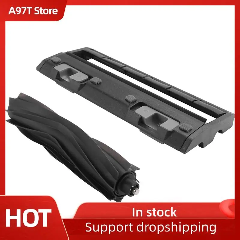 

A97T 2 комплекта для ECOVACS Deebot T20, основная резиновая крышка роликовой щетки для Ecovacs X1/T10/T20 Pro, аксессуар для робота-пылесоса