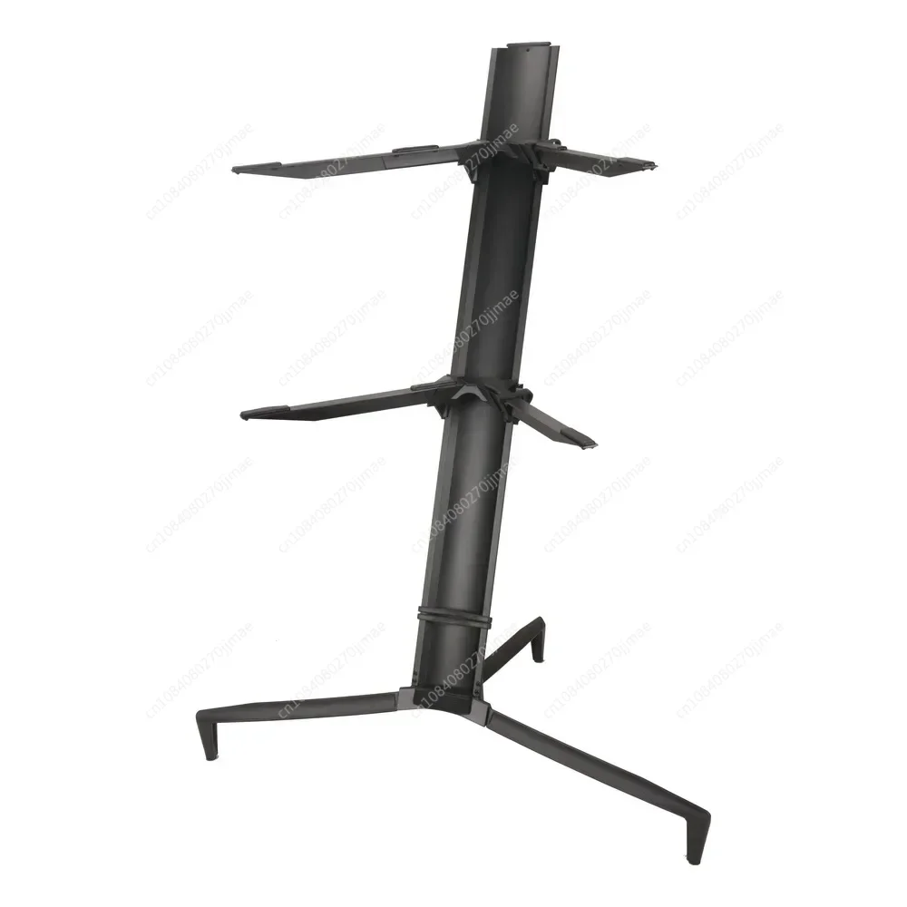 Soporte para estante Musical de aleación de aluminio, soporte doble para teclado Spider Pro de 2 niveles, soporte para teclado de Piano Electrónico