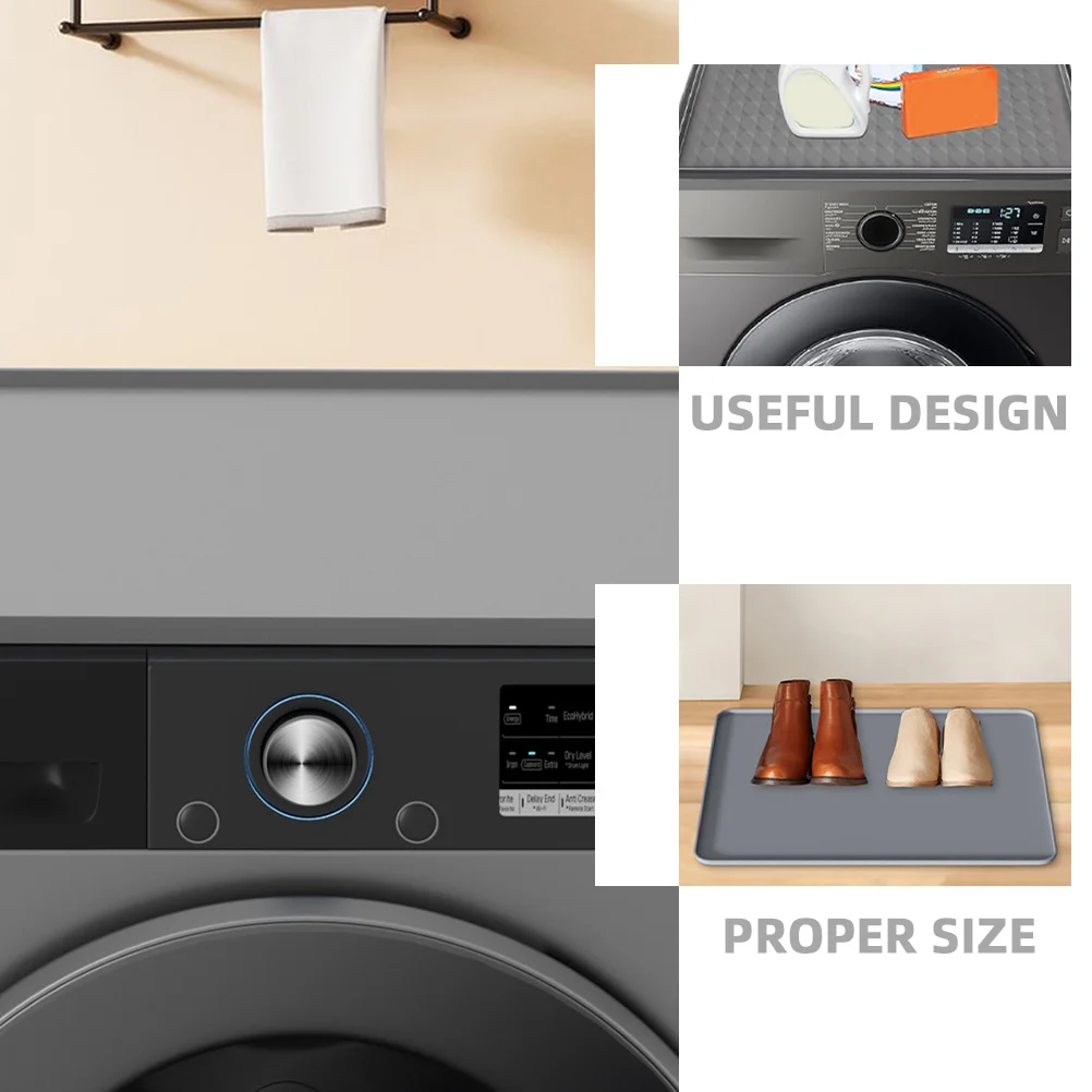 سيليكون مجفف العلوي حامي حصيرة غسالة وسادة علوية غطاء الغسالة وسادة غير قابلة للانزلاق واقية أداء مستقر #5