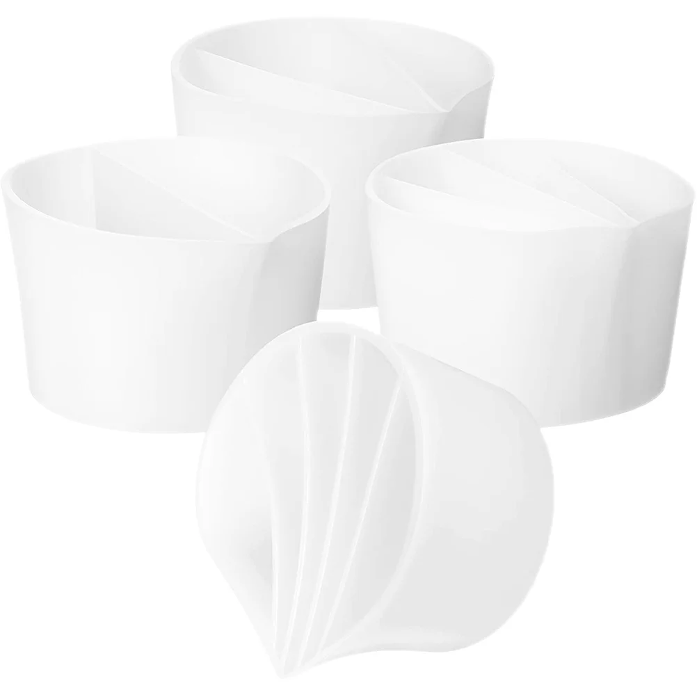 

4Pcs Epoxy Resin Silicone Mixing Cups Pigment Holder Durable Split Cup DIY Craft Glue Mixing Tools Split Cup Silicone Mold