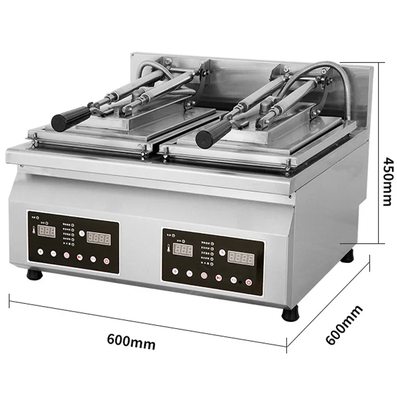 Smart Temperature Control Non-Stick Automatic Pan-Fried Dumpling & Bun Machine, Single/Double Head