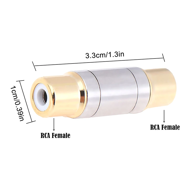 1/2 шт. двойные разъемы аудио адаптер «мама-мама» конвертер микрофон AV адаптеры для домашнего усилителя динамик