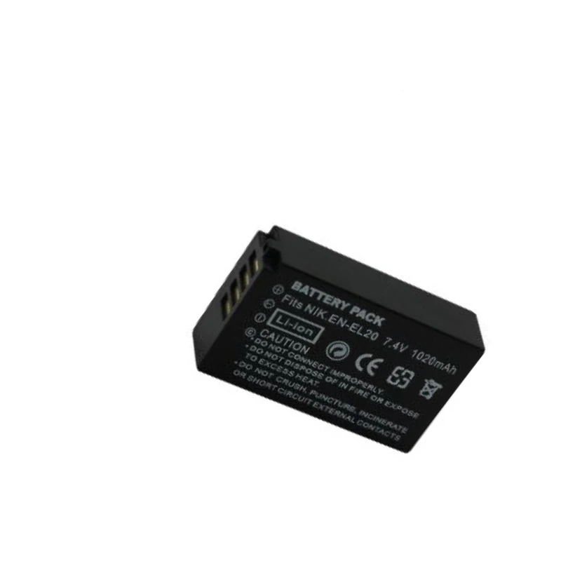 니콘 EN-EL20a EN-EL20 MH27 쿨픽스 P1000 P950 배터리 3개