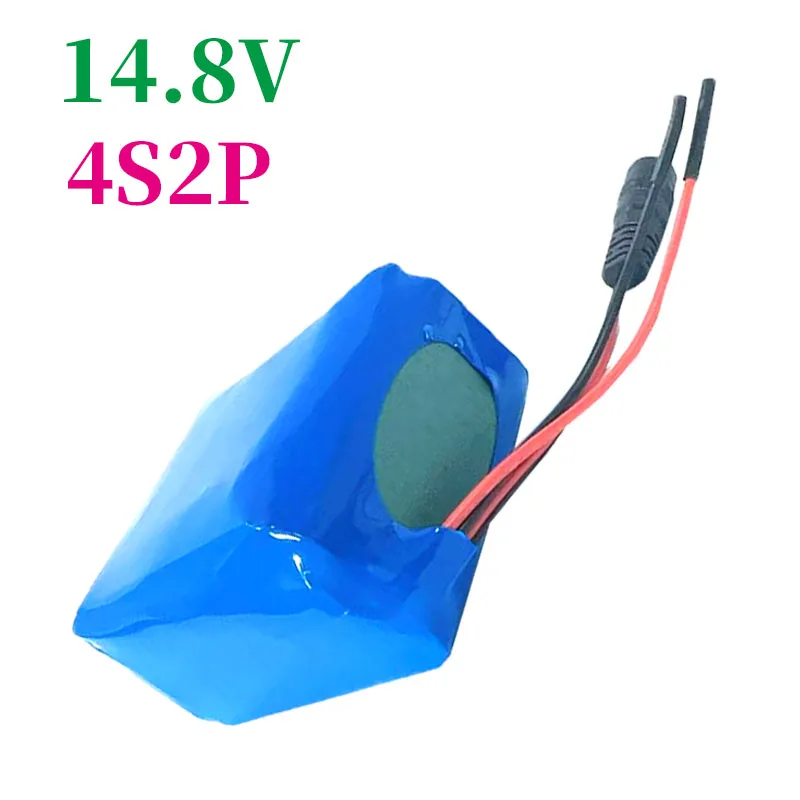 4S2P 14.8V 7000mAh 배터리 팩. 리튬이온, 스피커 및 야간 낚시 조명 라디오 카메라 모니터 배터리, 14V, 16.8V, 2A, 18650