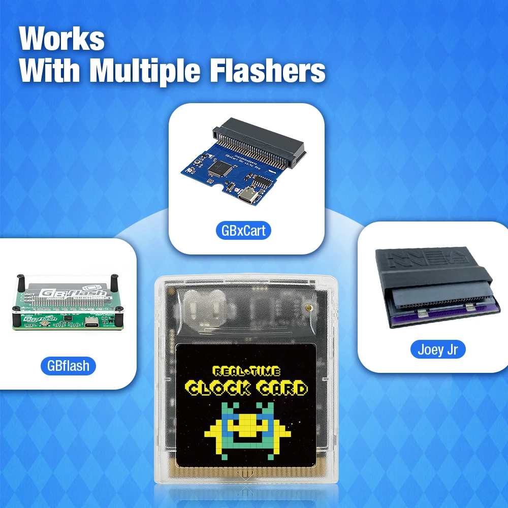 عربة 8 ميجابايت 1 ميجا بايت SRAM GB/GBC RTC قابلة لإعادة الكتابة لعربة فلاش GBP لـ GBxcart/Joey JR Burner #5