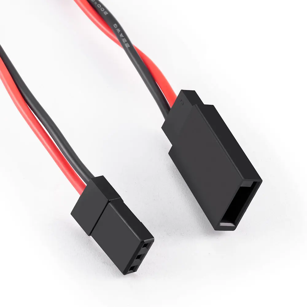 MIBIDAO JST/JR 1to1 1to2 RC Servo Cavo di Prolunga Filo con Interruttore per Modelli RC Auto Aerei Servo Parti
