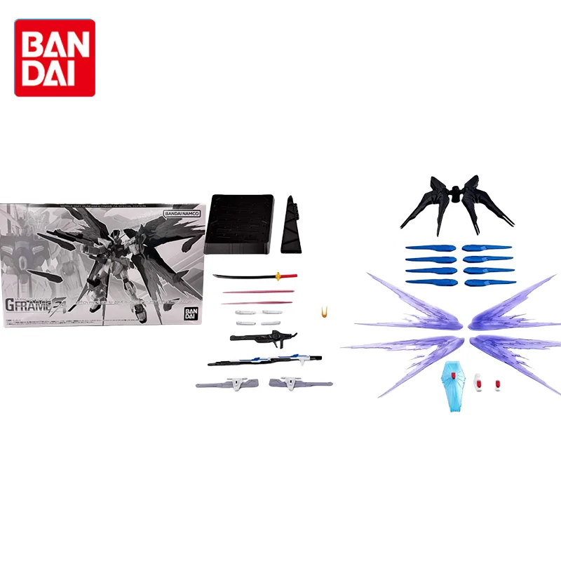 

Bandai Gundam Model Kit Anime G FRAME FA SET for ZGMF/A-262PD-P MIGHTY STRIKE FREEDOM GUNDAM Action Figures Toys Gifts for Kids