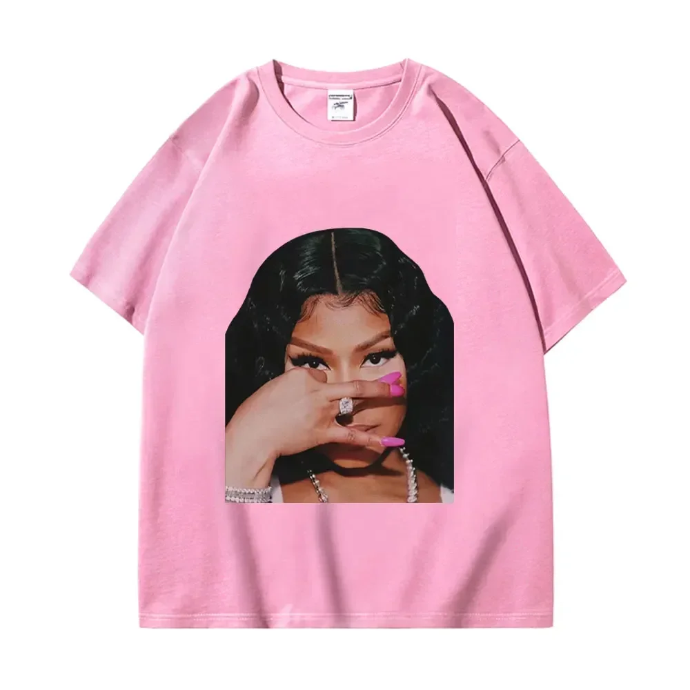 Hete Rapper Nicki Minaj Grafische T-Shirts Mannen Vrouwen Hiphop Vintage Korte Mouwen T-Shirt Zomer Street Fashion Oversized T-Shirts