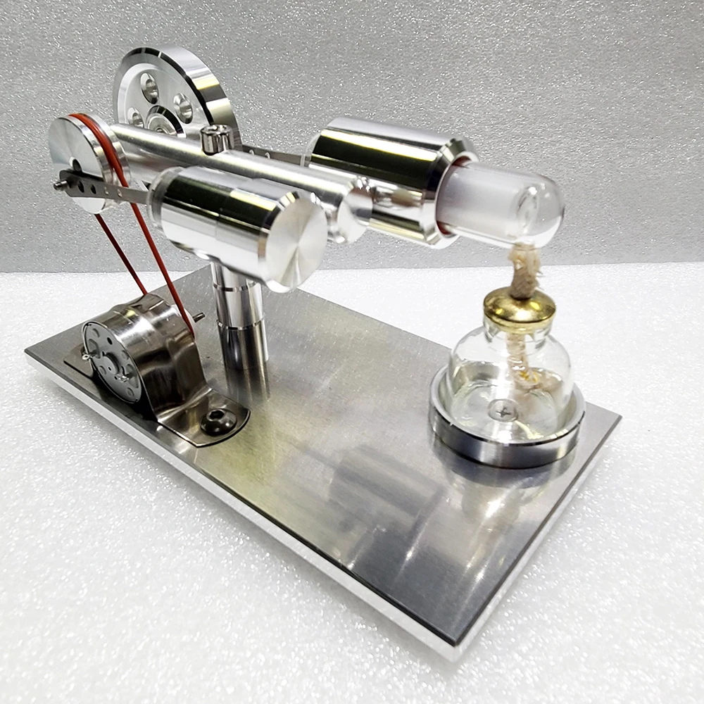Stirling Engine Miniature Generator Physical Experiment Popular Science DIY Production Invention Hot Air Stirling Engine Toy