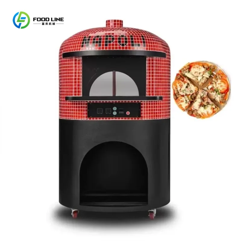 Commercial Industrial Pizza Oven Gas Electric Digital Control Neapolitan Ceramic Stainless Steel Factory Direct Custom