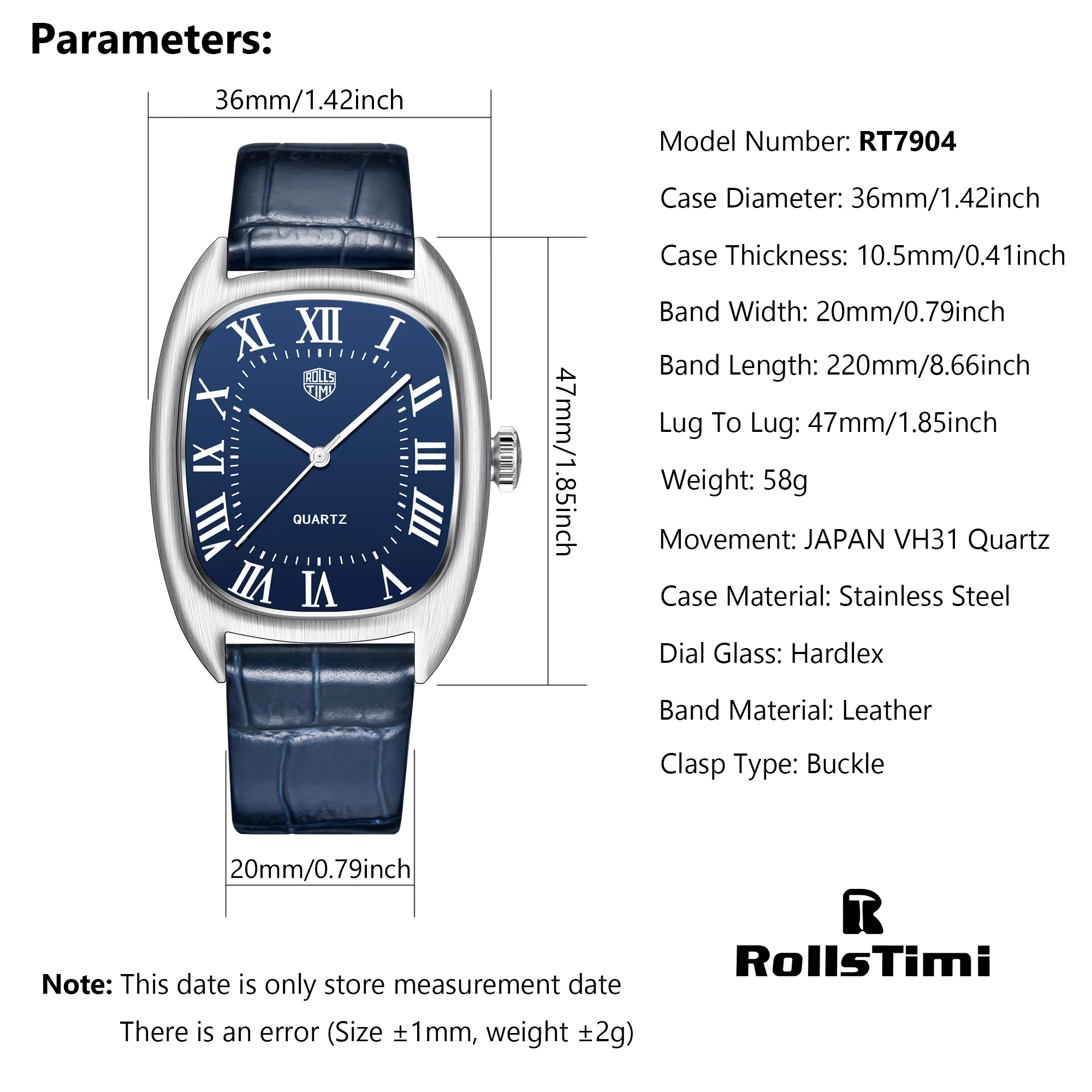 New Men's Quartz Watch Casual Fashion Men's Watch For Holiday Gift
