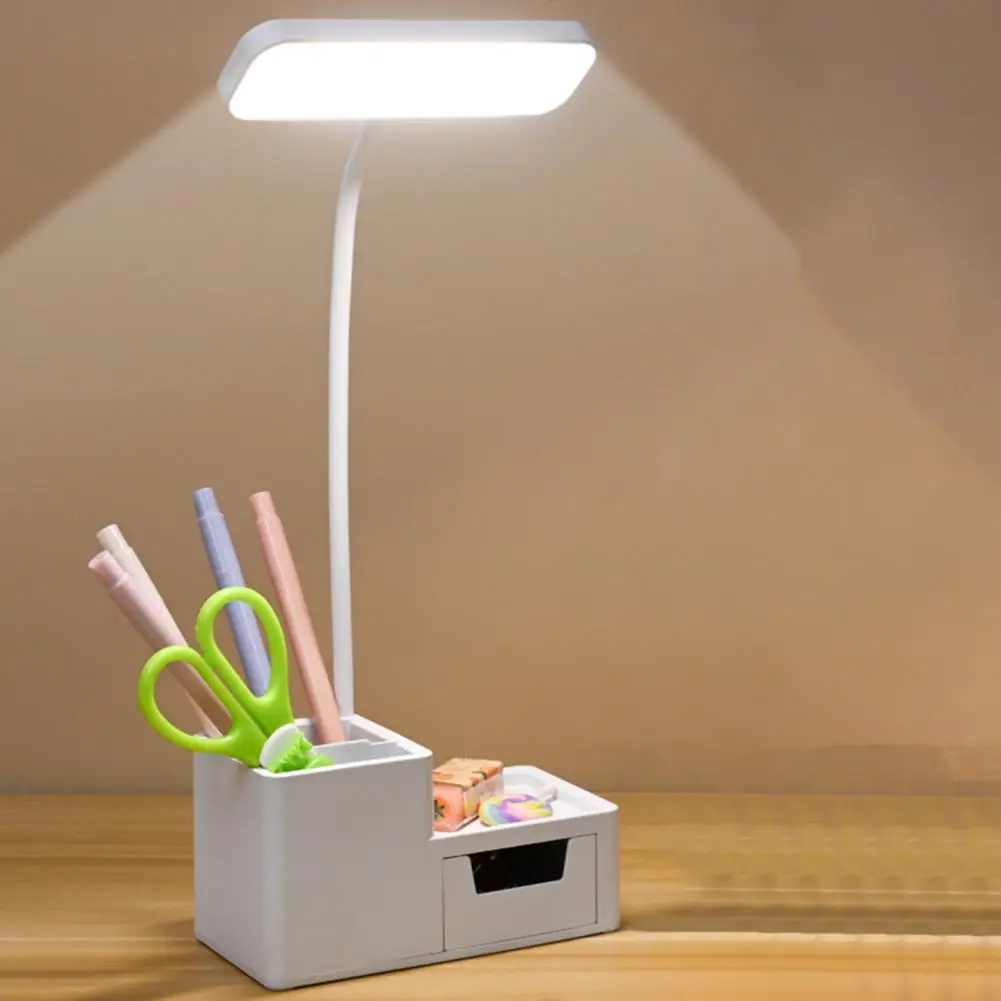 مصباح مكتب LED عكس الضوء وميض الحرة مرنة خرطوم تصميم حماية العين سطوع عالية الإضاءة القابلة لإعادة الشحن 2 في 1 العين سيارة