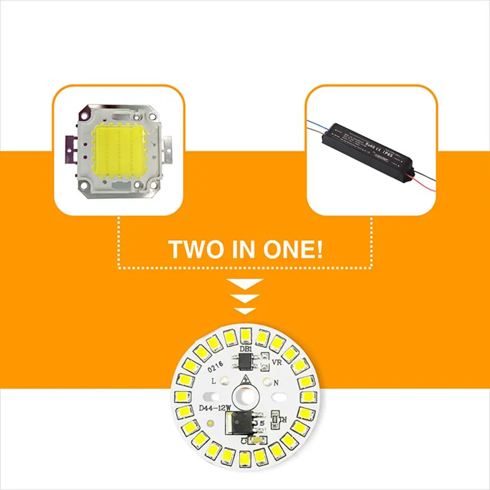 220V Outdoor Small Spotlight Cold White SMD2835 LED Bulb Lamp IC LED Bean Light Chip