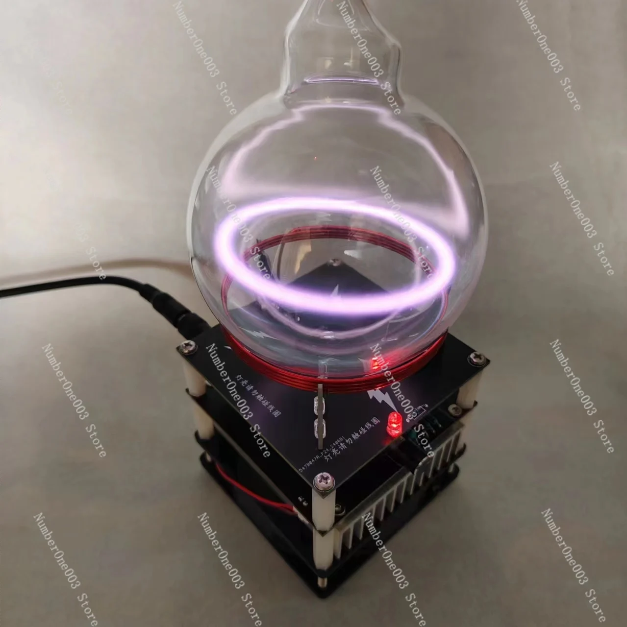 Plasma Ring Tesla Ring Plasma Ark Reactor Inert Gas Luminescent Ball Ion Ball